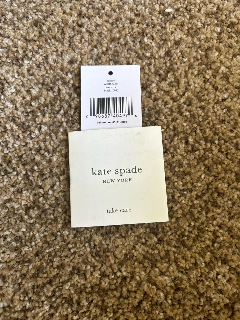 Kate spade Black Halsey Tote with Turn-Lock Accent